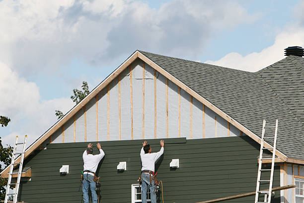 Professional Emergency Siding Repair technician working in Fort George G Meade, MD